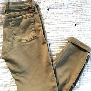 Lucky Brand Olive Charlie Skinny